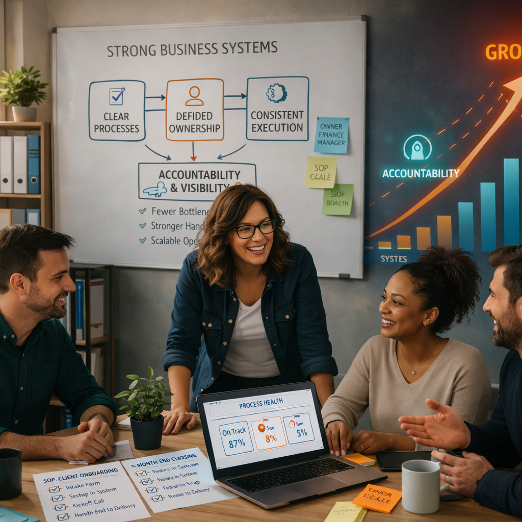Mapping process improvement for growing businesses